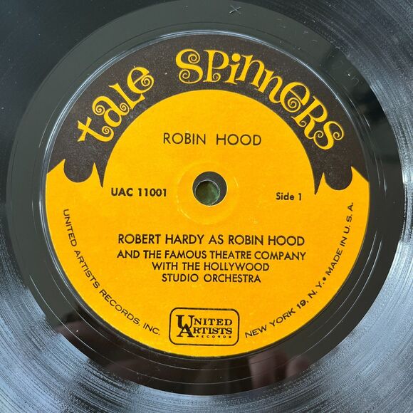 Robin Hood Tale Spinners For Children Vintage 1960's Vinyl LP Robert Hardy - Picture 4 of 7